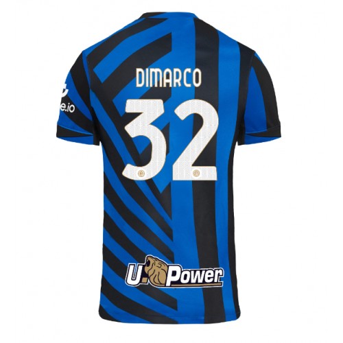 Moški Nogometni dresi Inter Milan Federico Dimarco #32 Domači 2024-25 Kratek Rokav